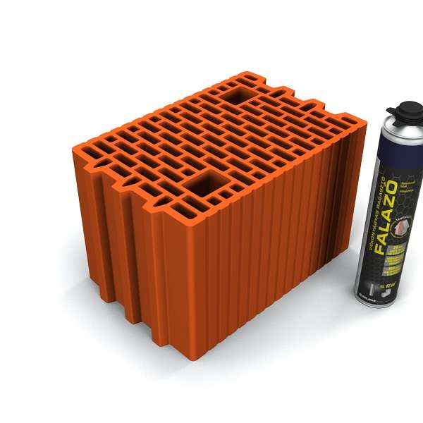 Bakonytherm 25 NF csiszolt tégla + ragasztóhab